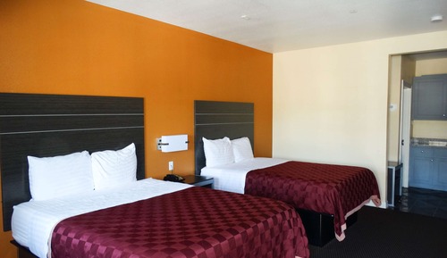 Standard Room, 2 Queen Beds, Non Smoking, Refrigerator & Microwave