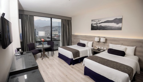 Superior Double Room, 2 Double Beds, Mountain View