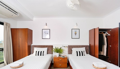 Superior Room, 2 Twin Beds, Refrigerator & Microwave, Garden View