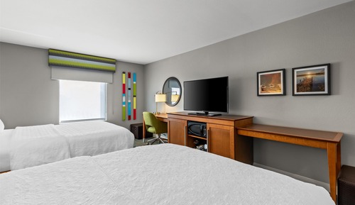 Room, 2 Queen Beds, Non Smoking, Refrigerator & Microwave