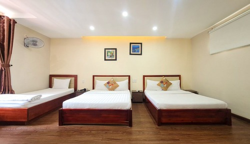 Family Shared Dormitory, Multiple Beds, Non Smoking, Garden View
