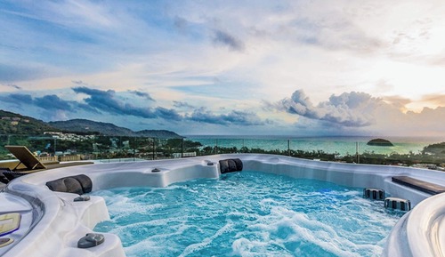 Luxury Penthouse, 3 Bedrooms, Sea View (Pool Villa)
