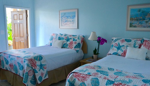 Standard Room, 2 Double Beds, Non Smoking, Private Bathroom