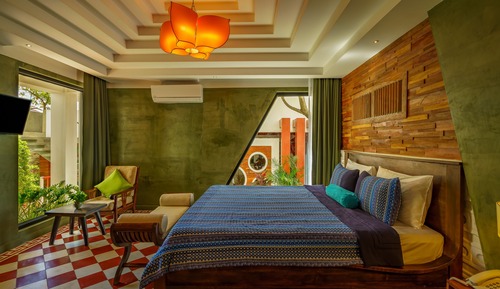 Deluxe Double Room, Balcony, Pool View