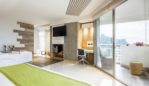 Junior Studio Suite, 1 King Bed, Jetted Tub, City View