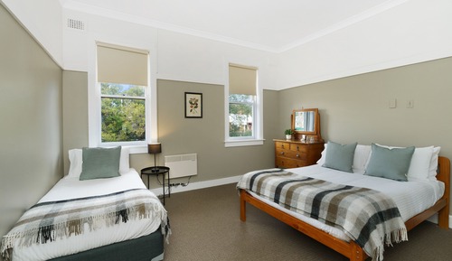 Double Single Room, Shared Bathroom