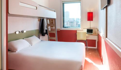 Triple Room with One Double Bed and One Bunk Bed