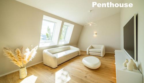 Penthouse Apartment with Balcony