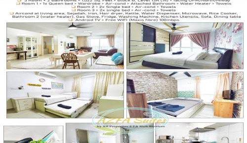 Three-Bedroom Apartment with Balcony