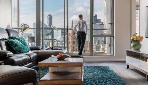 Three-Bedroom Two-Bathroom Premium Apartment with Balcony - Floors 16-26