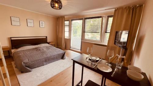 One-Bedroom Apartment with Balcony