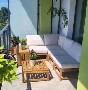 One-Bedroom Apartment with Balcony and City View