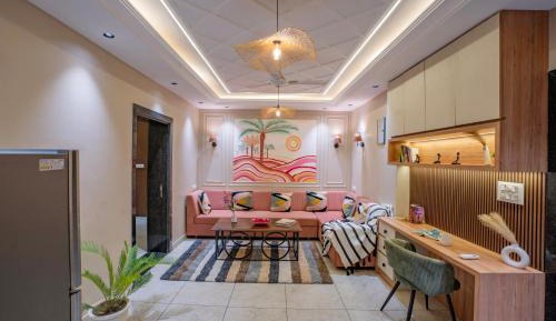 Two-Bedroom Apartment with Balcony and Terrace