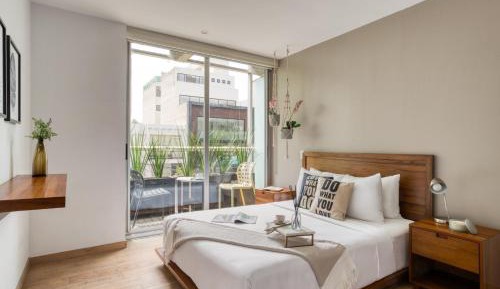 Two-Bedroom Apartment with Balcony