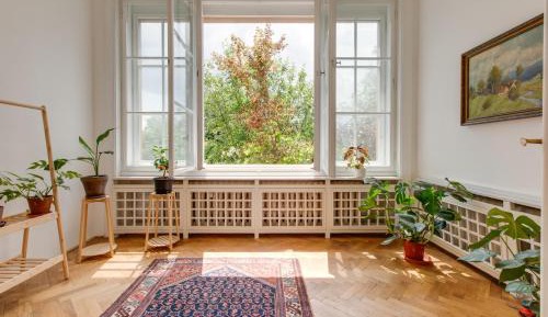 Deluxe One-Bedroom Apartment with Garden View
