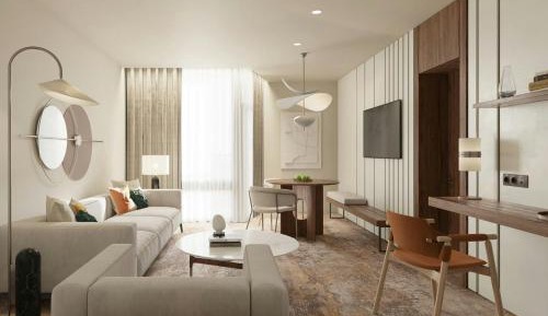 Executive Suite, Club lounge access, 1 Bedroom Executive Suite, 1 King, Balcony