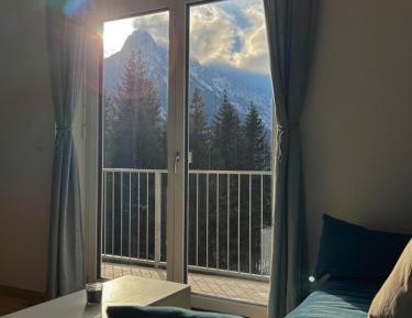 One-Bedroom Apartment with Balcony and Mountain View  