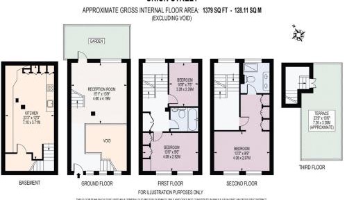 Three-Bedroom Apartment with Balcony