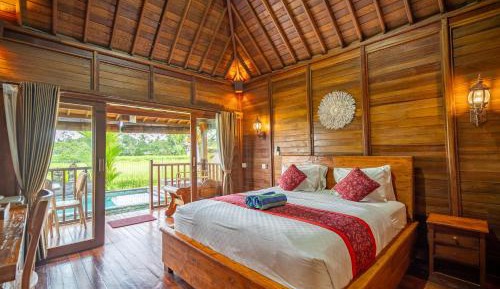 One Bedroom Private Pool Villa with Rice Field View Raka