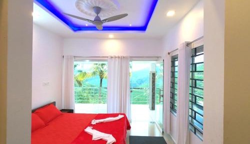 Family Room with Mountain View