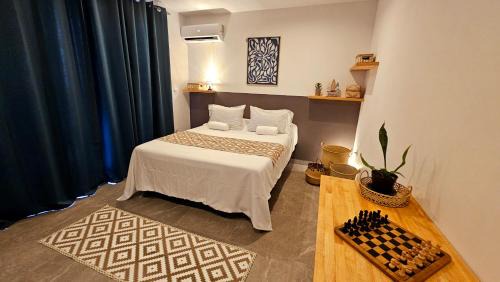 Family Room with Shared Bathroom