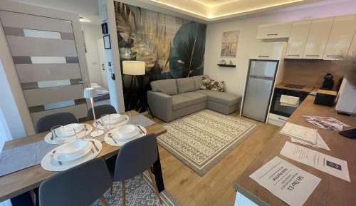 Deluxe One-Bedroom Apartment with Garden View
