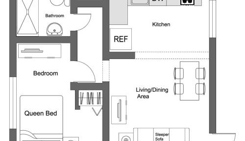 One-Bedroom Apartment