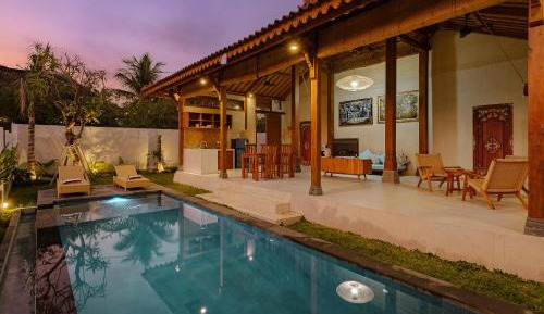 Two-Bedroom Villa with Rice Field View