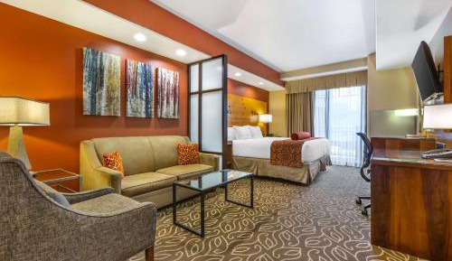 Junior King Suite with Sofa Bed and Balcony - Mountain View