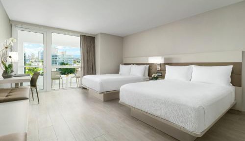 Two Queen Beds with Balcony