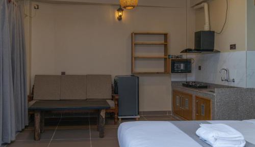 Studio Apartment with Balcony