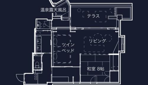 Ocean Villa B with open-air bath - Non-Smoking (2nd Floor)