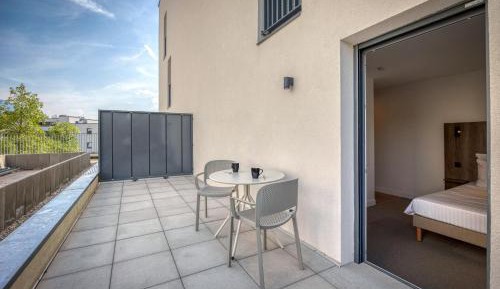 Studio with Balcony