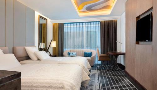 Deluxe Two Doubles Room, Guest room, 2 Double