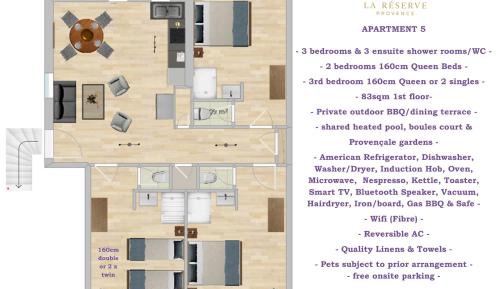 Three-Bedroom Apartment with Balcony