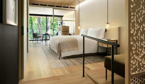 Riverside Garden View, Guest room, 1 King, Balcony