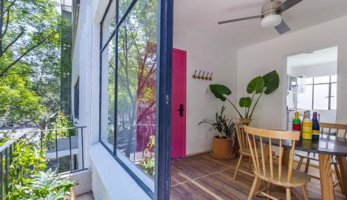 One-Bedroom Apartment with Balcony and City View