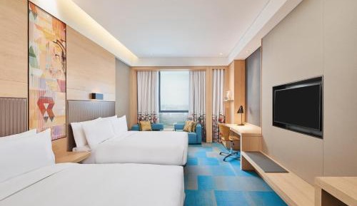 Double Room with Two Double Beds - High floor