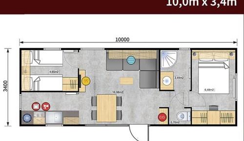 Two-Bedroom Chalet
