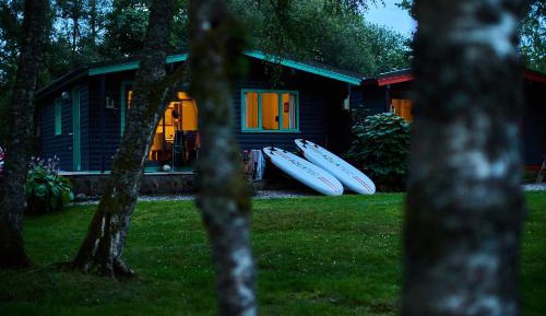 Two-bedroom cabin with bath & overhead shower
