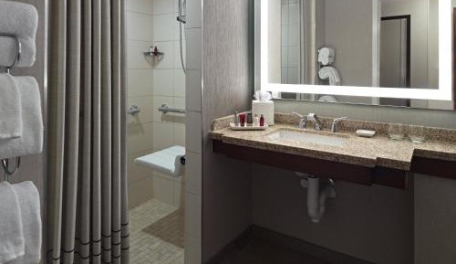 King Room with Roll-in Shower - Mobility and Hearing Accessible