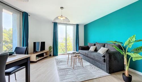 Two-Bedroom Apartment with Balcony