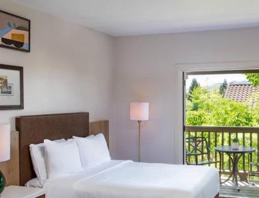 Premier Double Room with Two Double Beds and Balcony