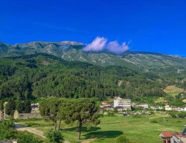 Family Room with Mountain View