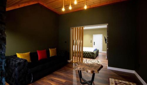 Family Room with Mountain View