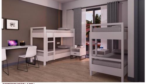 4-Bed Mixed Dormitory Room