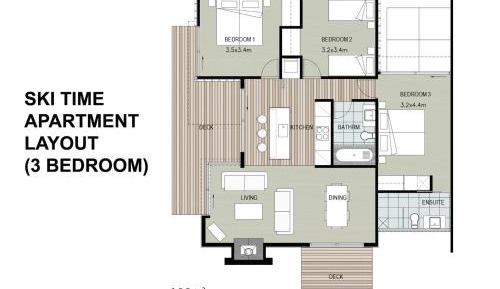 Three-Bedroom Apartment