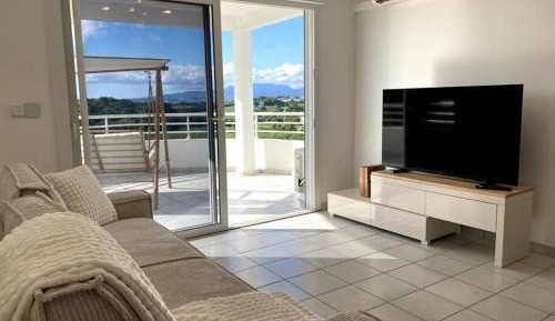 One-Bedroom Apartment with Balcony and Mountain View  
