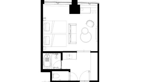 Deluxe Twin (max 3 person) - Non-Smoking