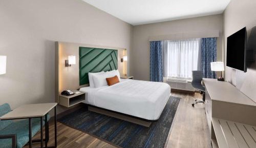 King Room with Roll-In Shower - Mobility/Hearing Accessible - Non-Smoking